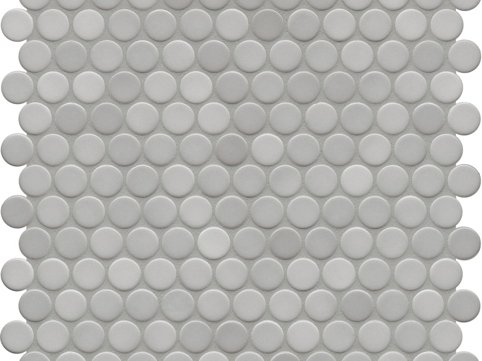 Apvali mozaika ᴓ2cm Light Diamond Grey