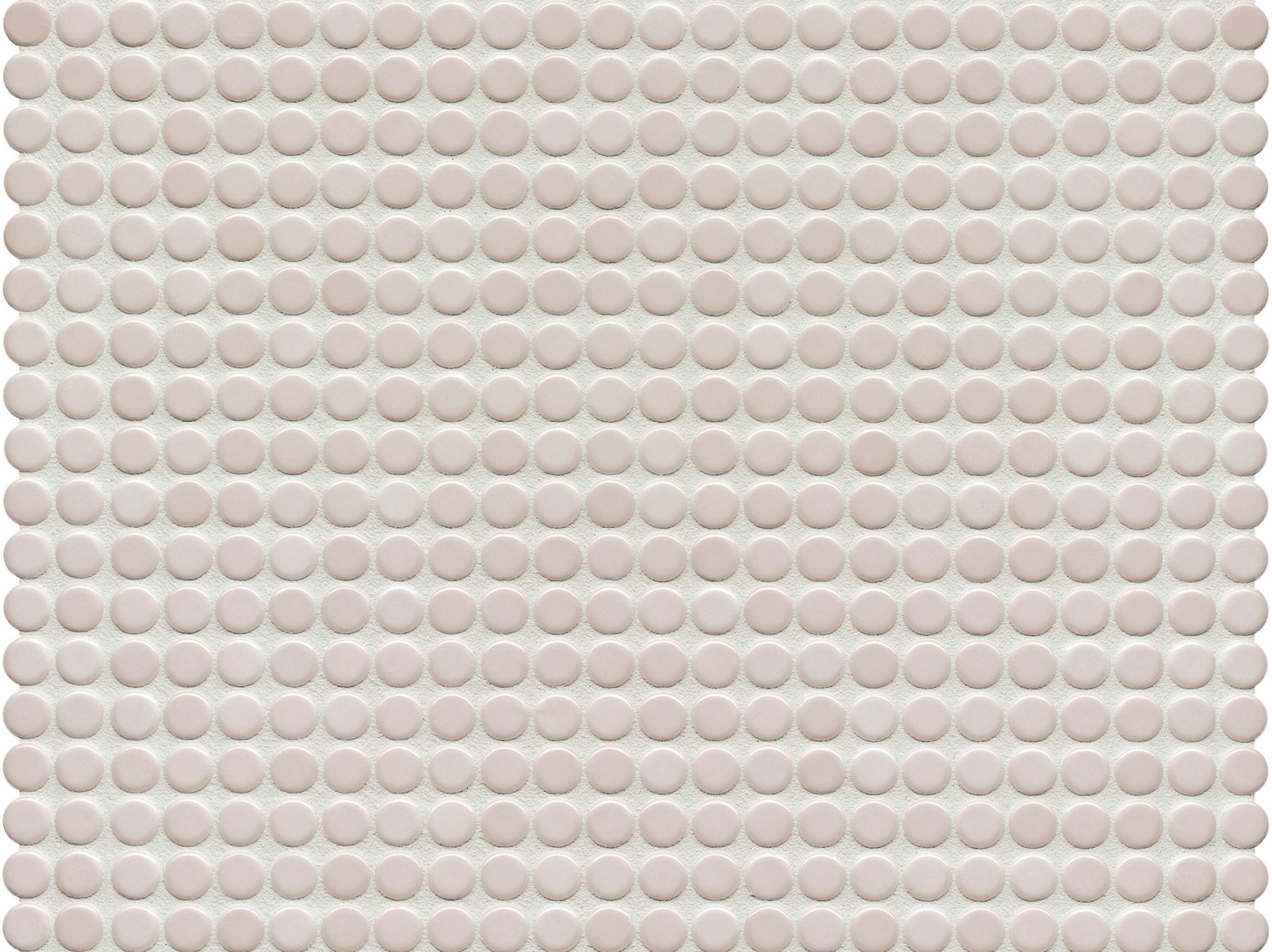 Apvali mozaika ᴓ1cm Light Ivory