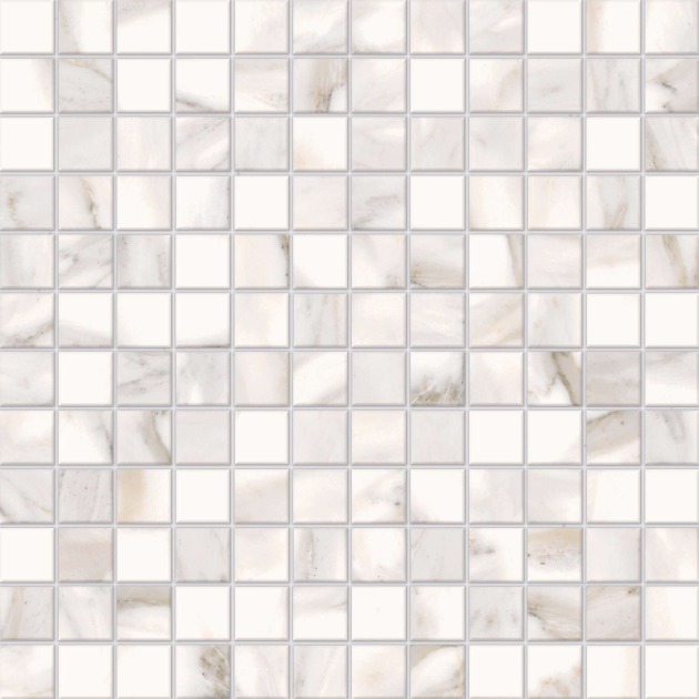  2,5x2,5cm Carrara White keraminė mozaika (2)