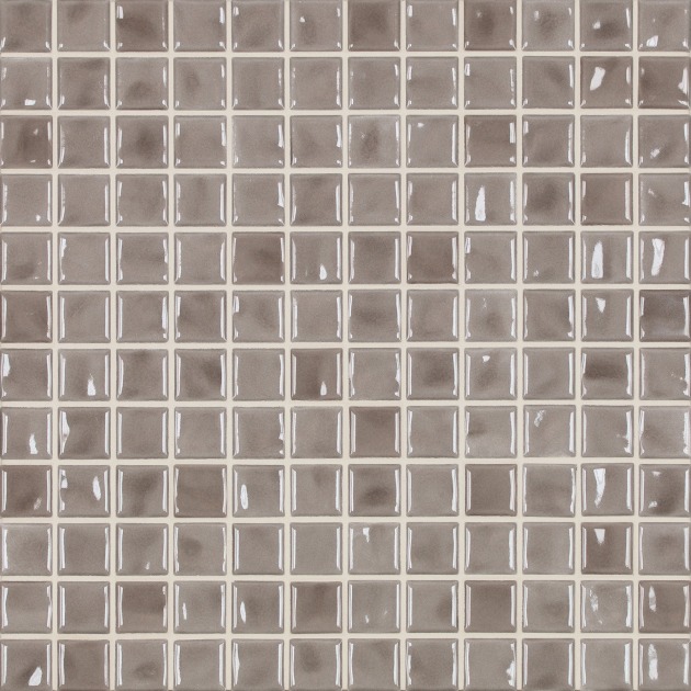 2,5x2,5cm Amano Taupe glossy keraminė mozaika (2)