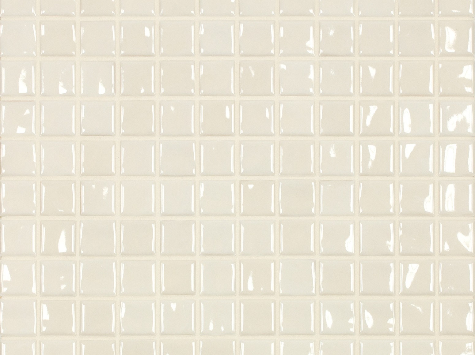 2,5x2,5cm Amano Creme glossy keraminė mozaika