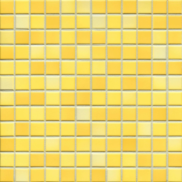 2,5x2,5cm Fresh Sunshine Yellow-Mix keraminė mozaika (2)