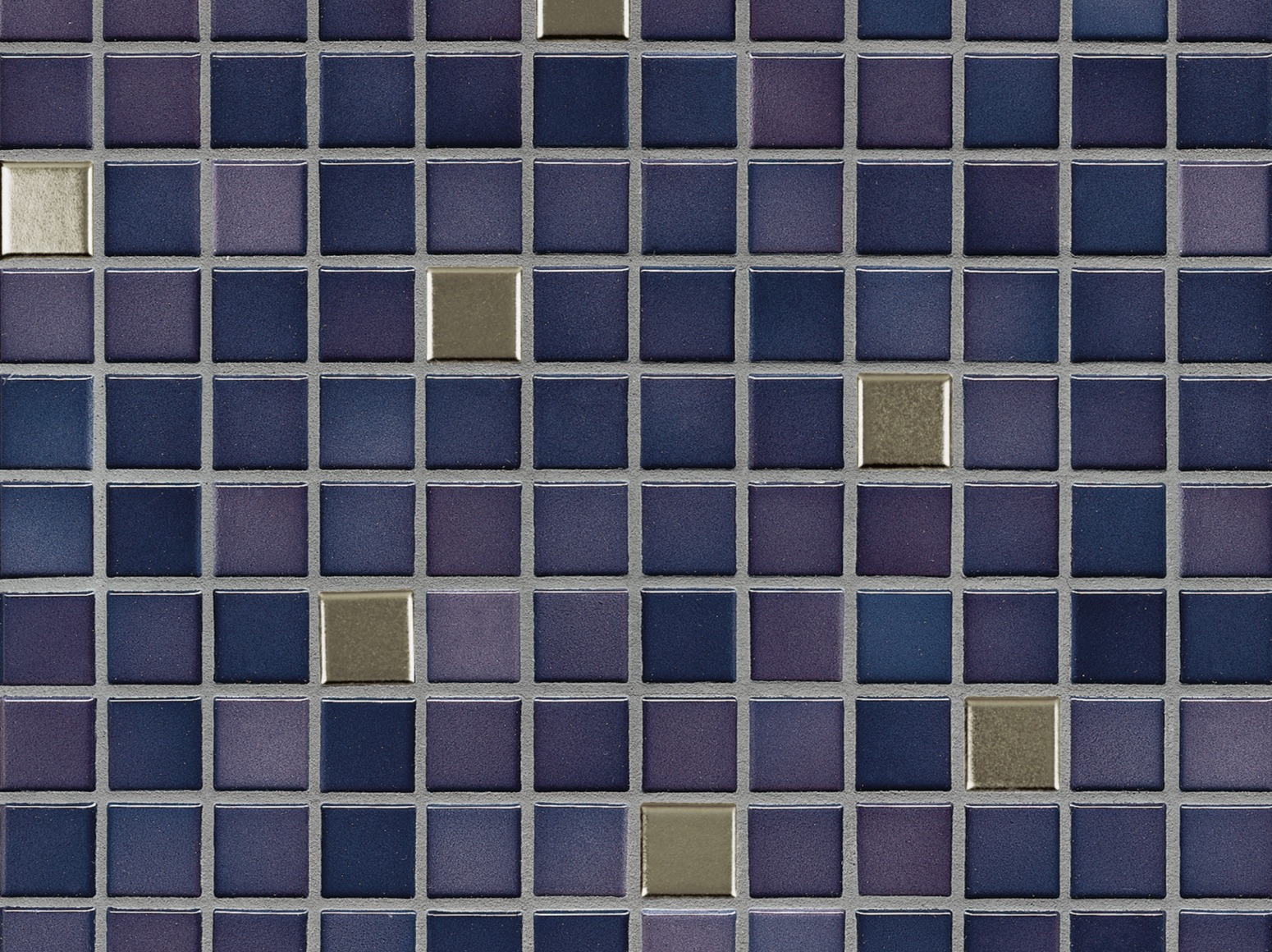 2,5x2,5cm Fresh Vivid Violet-mix Metallic keraminė mozaika