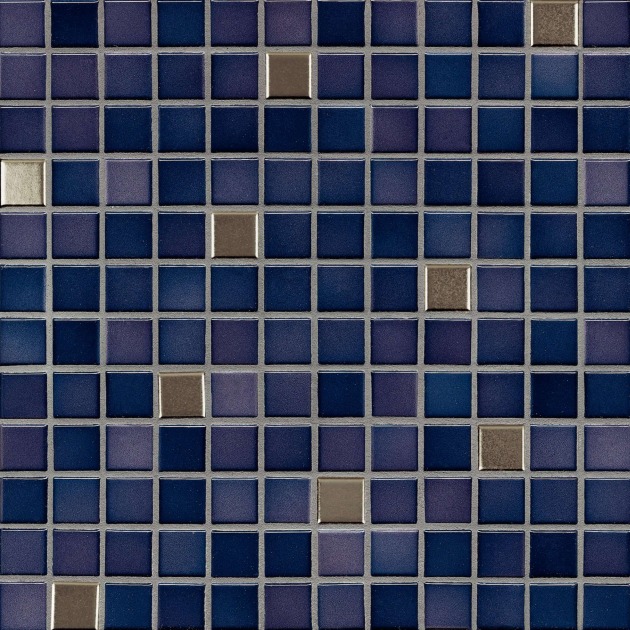 2,5x2,5cm Fresh Vivid Violet-mix Metallic keraminė mozaika (2)