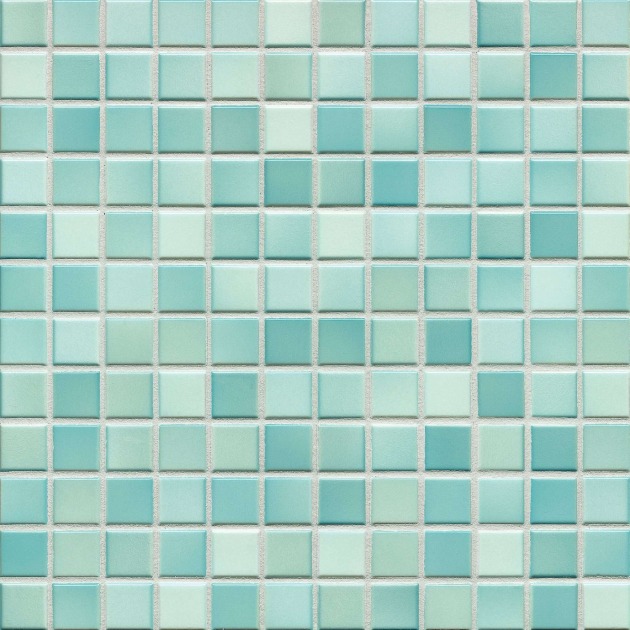 2,5x2,5cm Fresh Light Blue-Mix keraminė mozaika (2)
