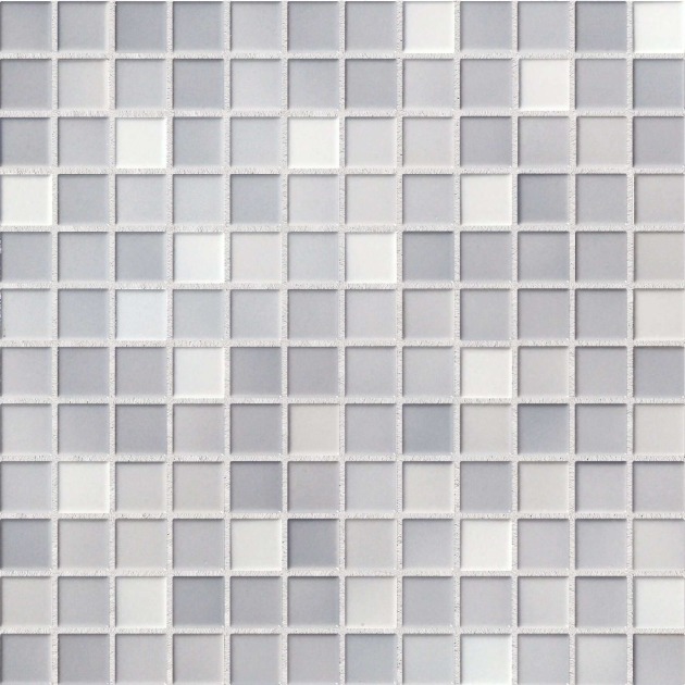 2,5x2,5cm Fresh Silver Grey Mix keraminė mozaika (2)