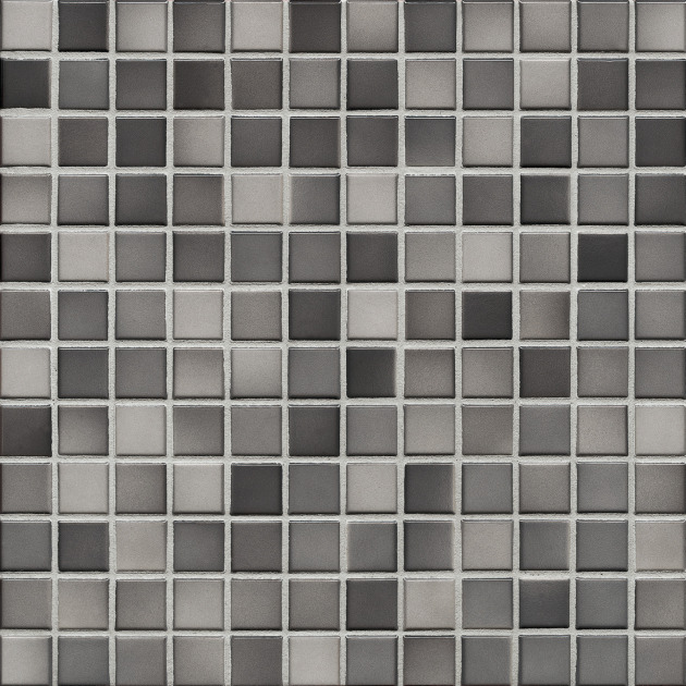 2,5x2,5cm Fresh Medium Grey-Mix keraminė mozaika