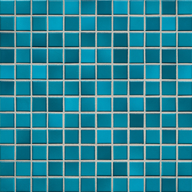 2,5x2,5cm Fresh Pacific Blue-Mix keraminė mozaika