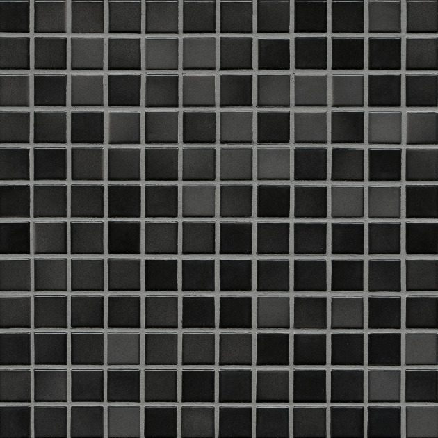 2,5x2,5cm Fresh Midnight Black-Mix keraminė mozaika